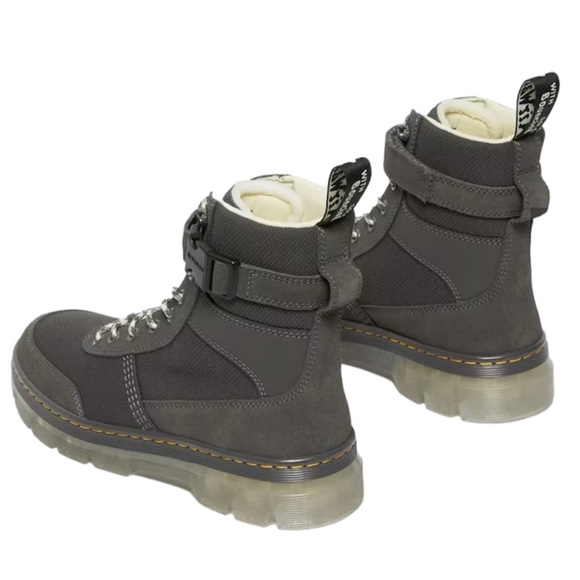 Dr. Martens Mens Combs Tech Iced Gunmetal Soho Boots Size 8 - Picture 6 of 11